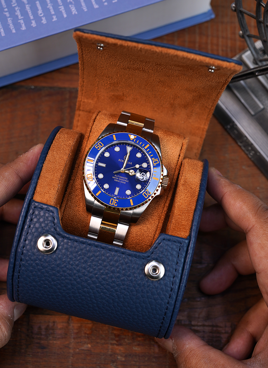 Rollo de reloj azul – Un reloj