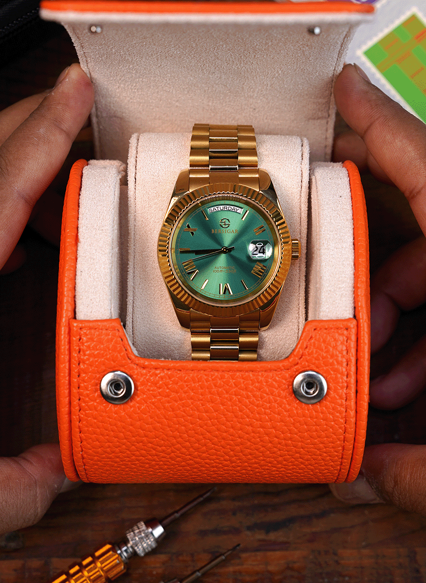 Rollo de reloj naranja – Un reloj
