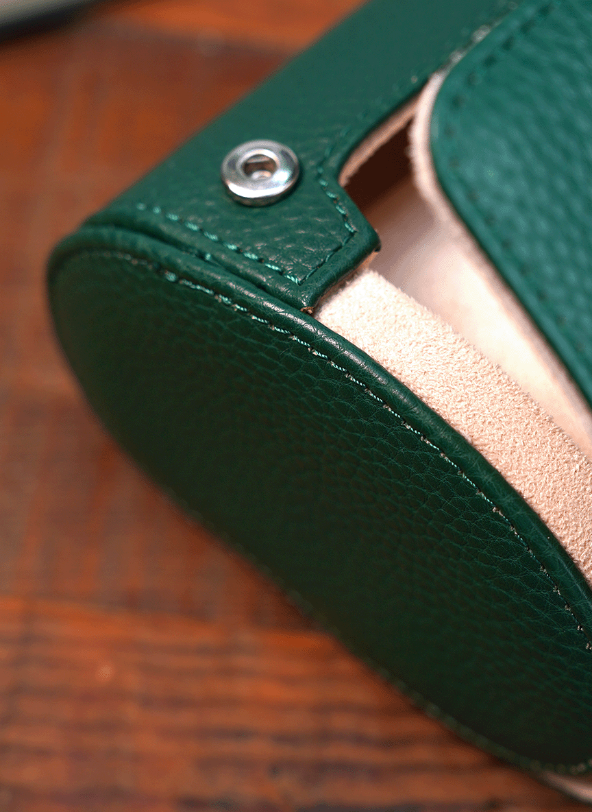 Astuccio verde per orologi – Un orologio