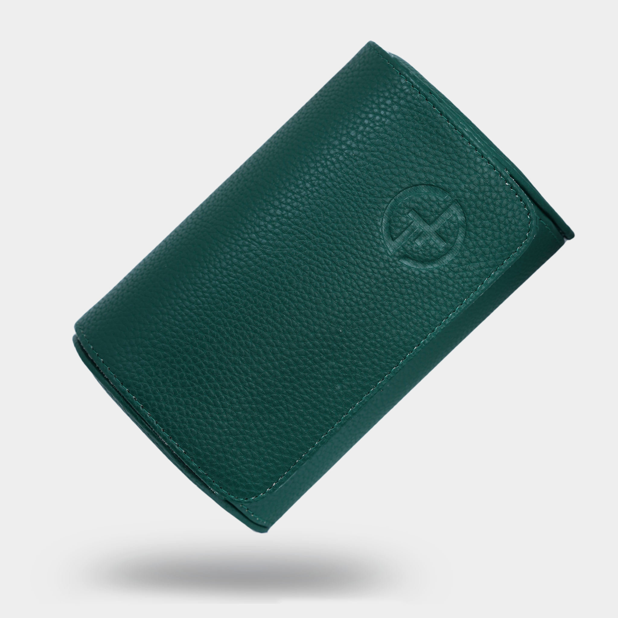 Rollo de reloj verde: dos relojes