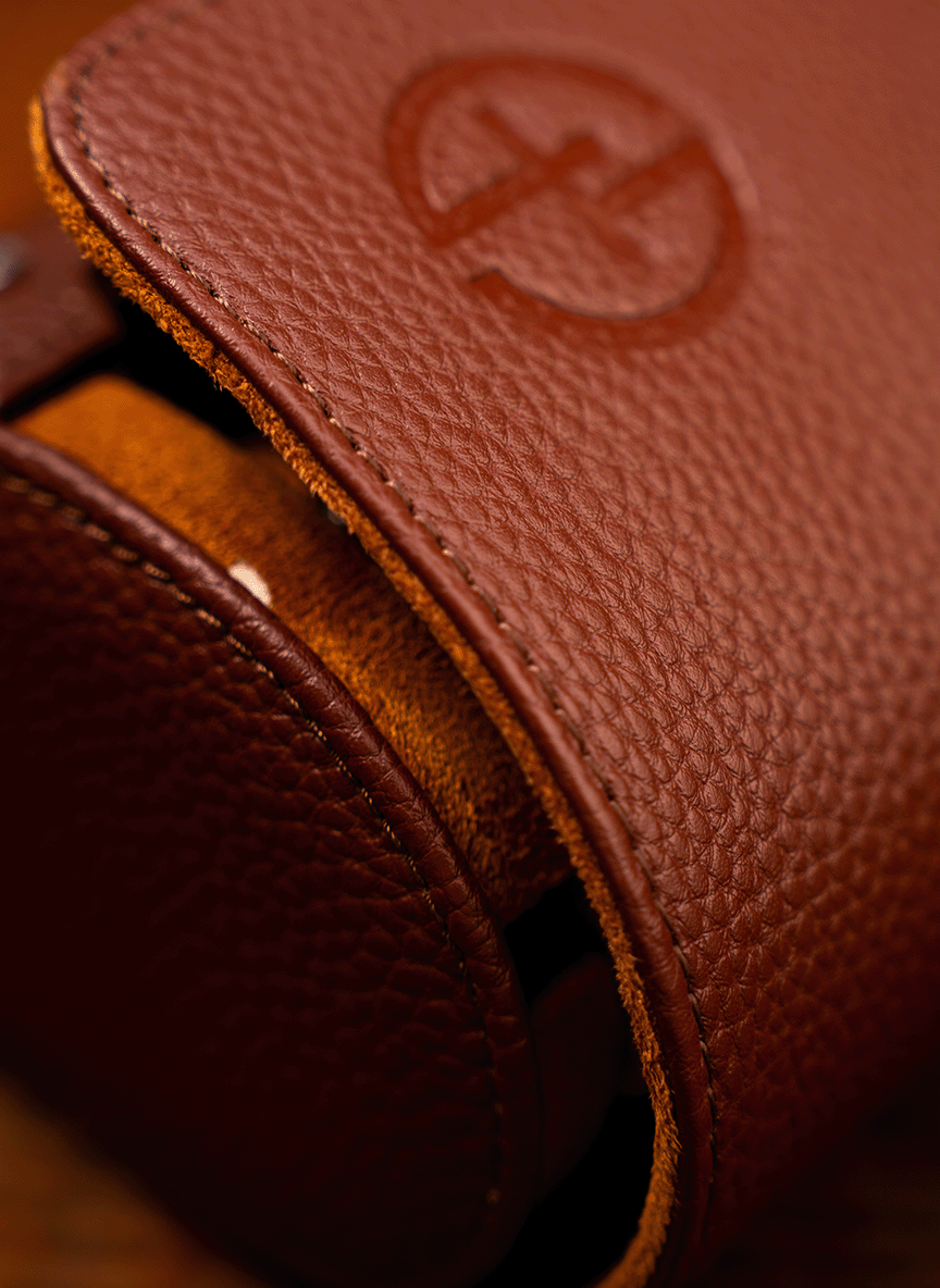 Estuche marrón para relojes: tres relojes