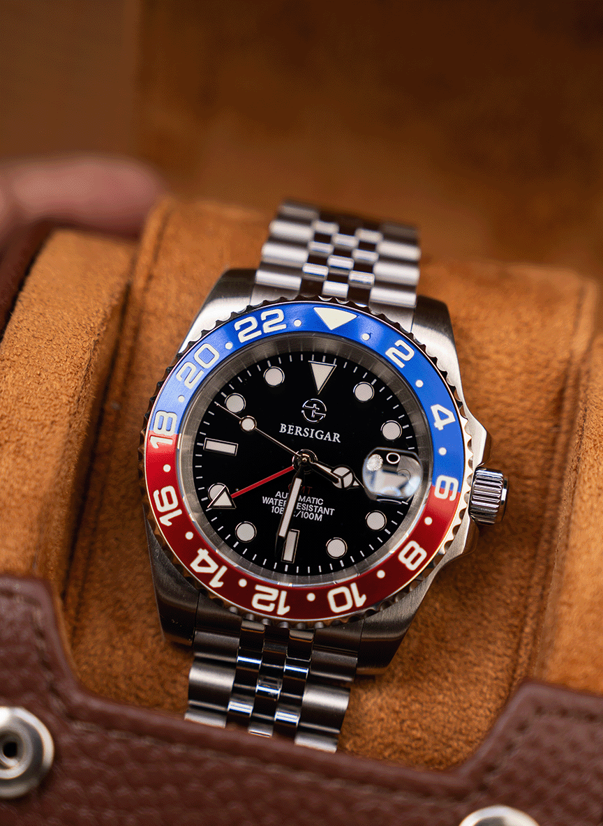 Estuche para relojes marrón – Un reloj