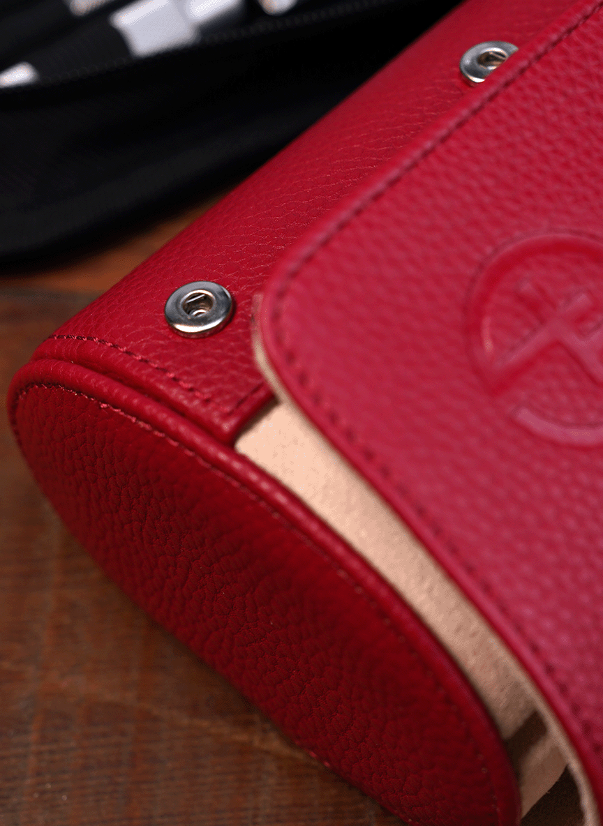 Astuccio rosso per orologi – Tre orologi