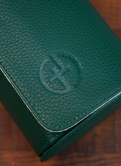 Astuccio verde per orologi – Tre orologi