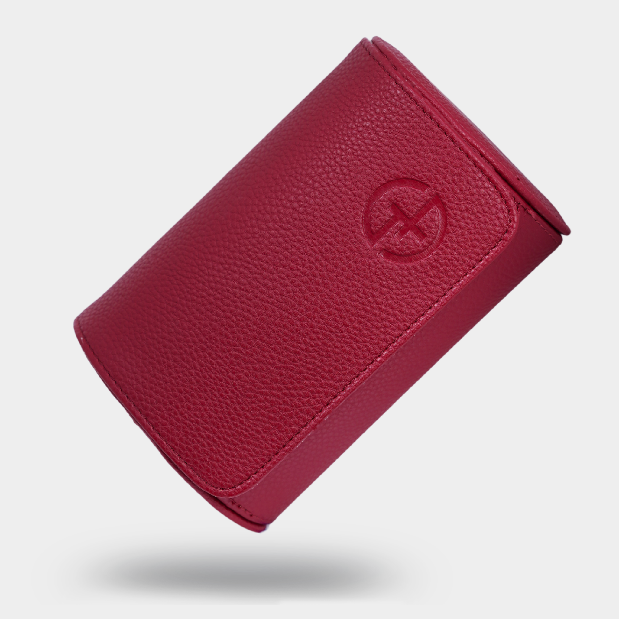 Red Watch Roll – Two Watches